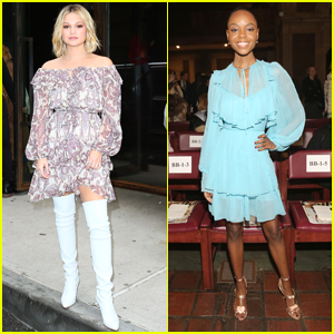 Olivia Holt & Ashleigh Murray Stun at More Fashion Shows During NYFW