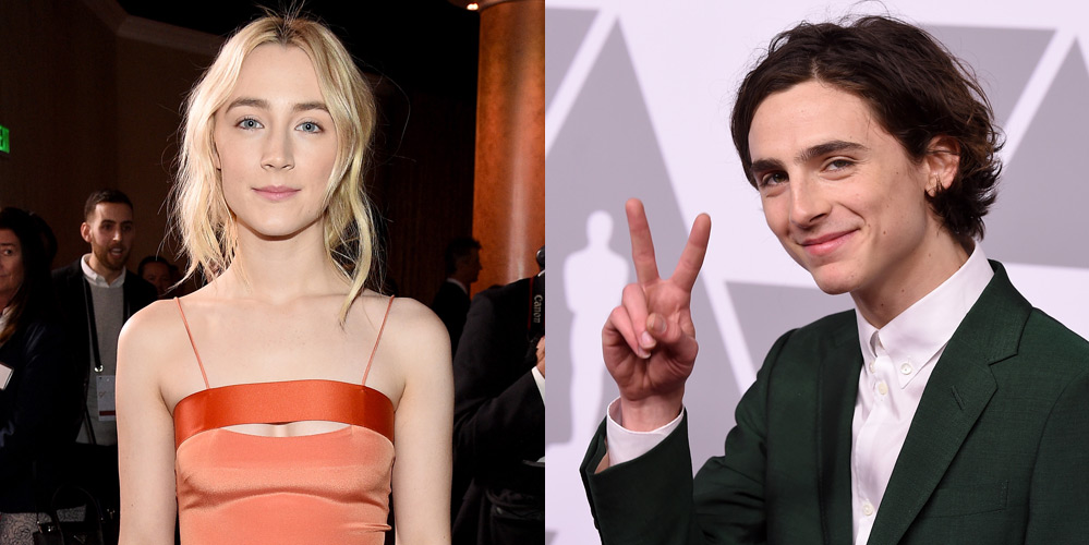 Saoirse Ronan & Timothee Chalamet Step Out at Oscar Noms Luncheon ...