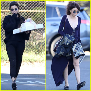 Selena Gomez & Sarah Hyland Team Up for Party in Studio City