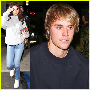 Selena Gomez & Justin Bieber Go to Church & Hockey Together!