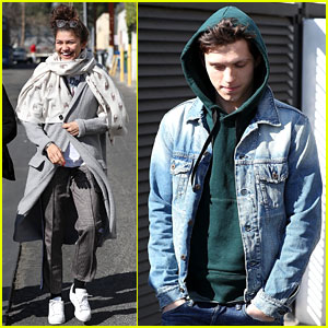 Zendaya & Tom Holland Step Out for Lunch Together