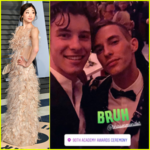 Adam Rippon Meets Crush Shawn Mendes at Vanity Fair's Oscar Party - See The Pic!