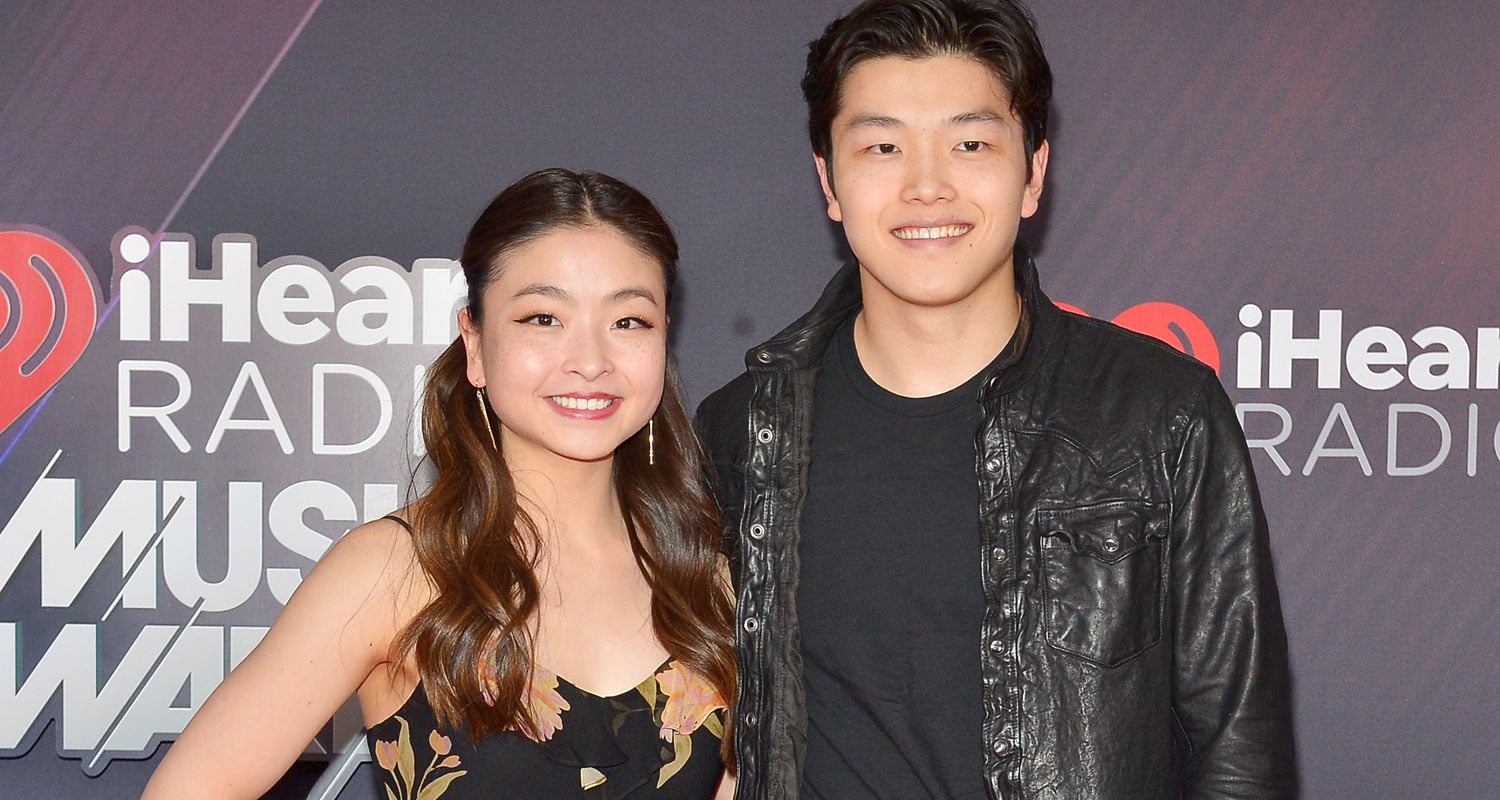 Olympians Maia & Alex Shibutani Arrive at iHeartRadio Music Awards 2018
