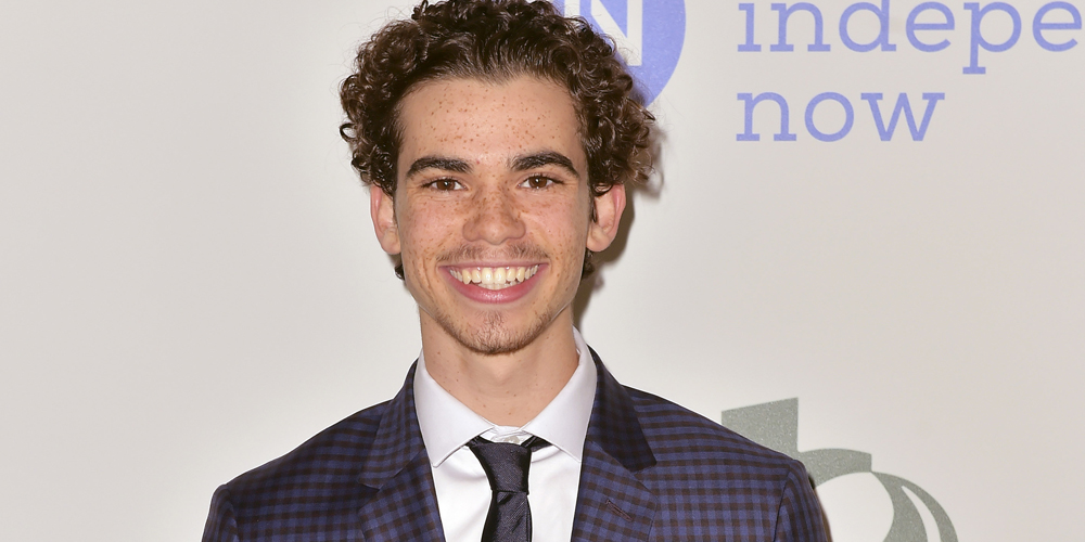 Cameron Boyce Sports Mustache at Global Green Gala 2018 with Lizzy ...