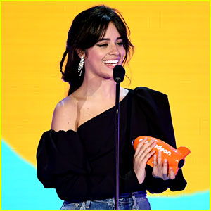 Camila Cabello Accepts an Award at Kids' Choice Awards 2018!