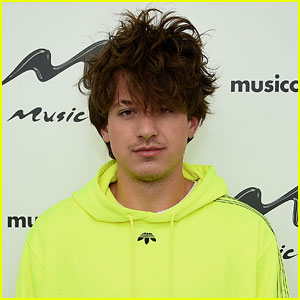 Charlie Puth Wears a Full Neon Outfit at Music Choice