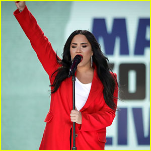 Demi Lovato Performs at March For Our Lives - Watch Now!