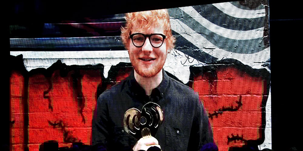Ed Sheeran Performs ‘Perfect’ & ‘Shape Of You’ Wins Song of the Year at iHeart Radio Awards 2018!