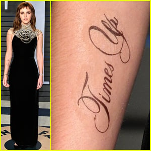Emma Watson's 'Time's Up' Tattoo Has a Typo & She Has a Funny Response!