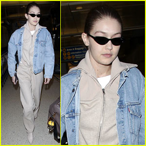 Gigi Hadid Keeps It Casual & Trendy at LAX Airport