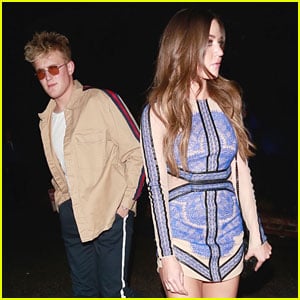Jake Paul & Erika Costell Step Out for Pre-Oscars 2018 Party During Their YouTube Break