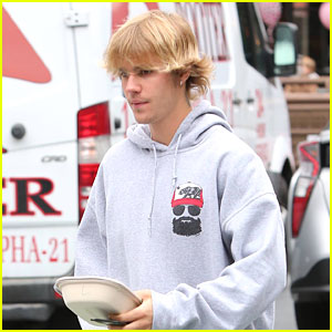 Justin Bieber Grabs Poke Bowl For Lunch on Sunday Funday