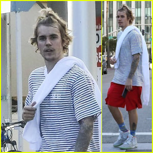 Justin Bieber Starts His Day With a Workout!