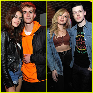 Kaia & Presley Gerber Support Friend at Spotify's Louder Together Launch Party