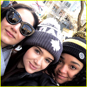 Katie Stevens, Aisha Dee, & Nikohl Boosheri Join March for Our Lives in Canada