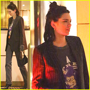 Kendall Jenner Spends Her Sunday at the Waldorf