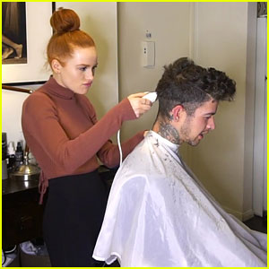 Madelaine Petsch Gives Boyfriend Travis Mills a Haircut - Watch!
