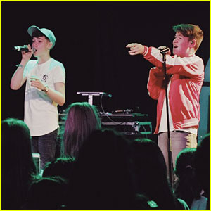 Max & Harvey Kick Off First Show of DigiTour - See the Pics! (Exclusive)
