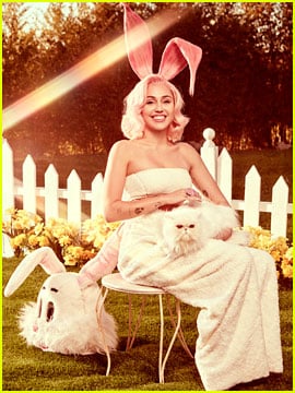 Miley Cyrus Channels the Easter Bunny in Dreamy Photo Shoot