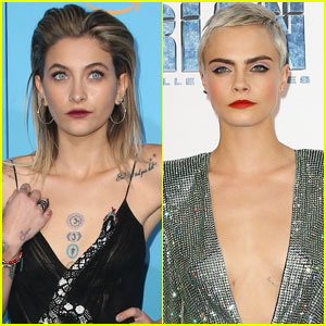 Paris Jackson & Cara Delevingne Share A Kiss During Dinner Date