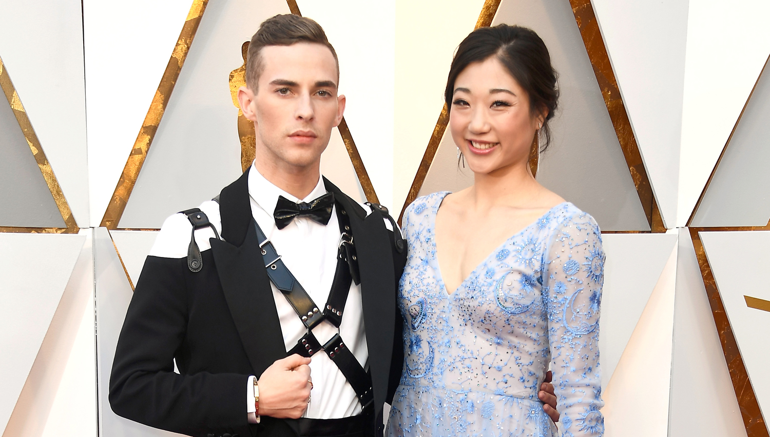 Adam Rippon & Mirai Nagasu Attend the Oscars Together!