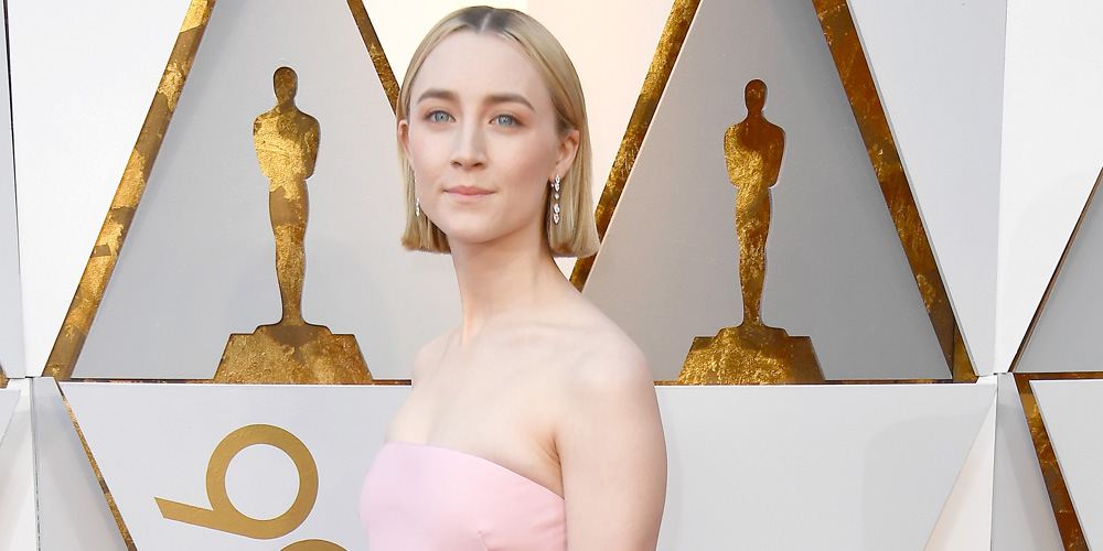 Saoirse Ronan Wears Bow-Tiful Pink Dress at Oscars 2018