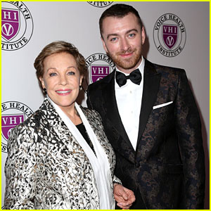 Sam Smith Looks Dapper While Paying Tribute to Julie Andrews