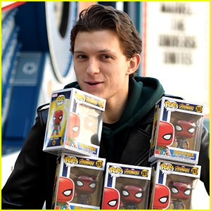 Tom Holland Brings Tons of Toys to Children's Hospital in LA!
