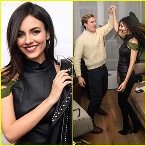 Victoria Justice Dances The Night Away at LMDM Grand Opening Party - Watch!