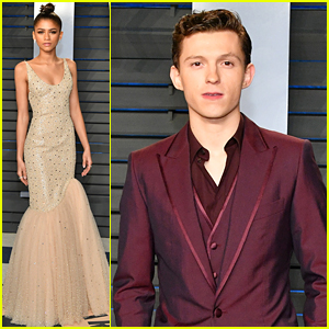 Zendaya & Tom Holland Are True Style Stars at Vanity Fair Oscars Party!