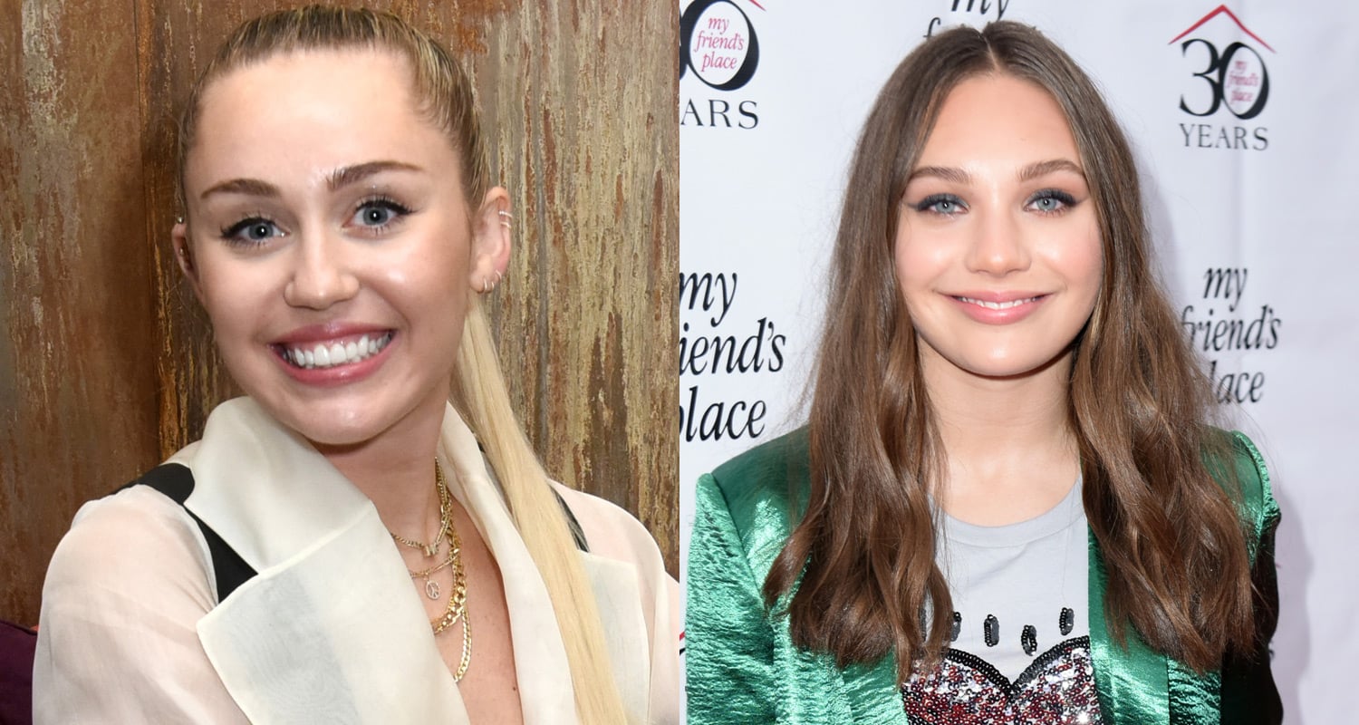 Miley Cyrus & Maddie Ziegler Attend My Friend’s Place Charity Event