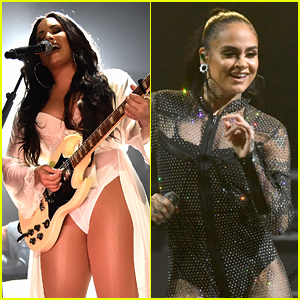 Demi Lovato & Kehlani Have a Hot Moment Onstage Together During Tour Stop in New Jersey!