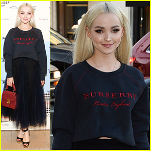 Dove Cameron Steps Out in Style For Burberry's Celebration in Beverly Hills