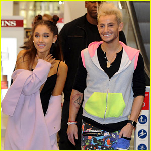 Frankie Grande Shows His Support For Sister Ariana's New Single With Similar Artwork