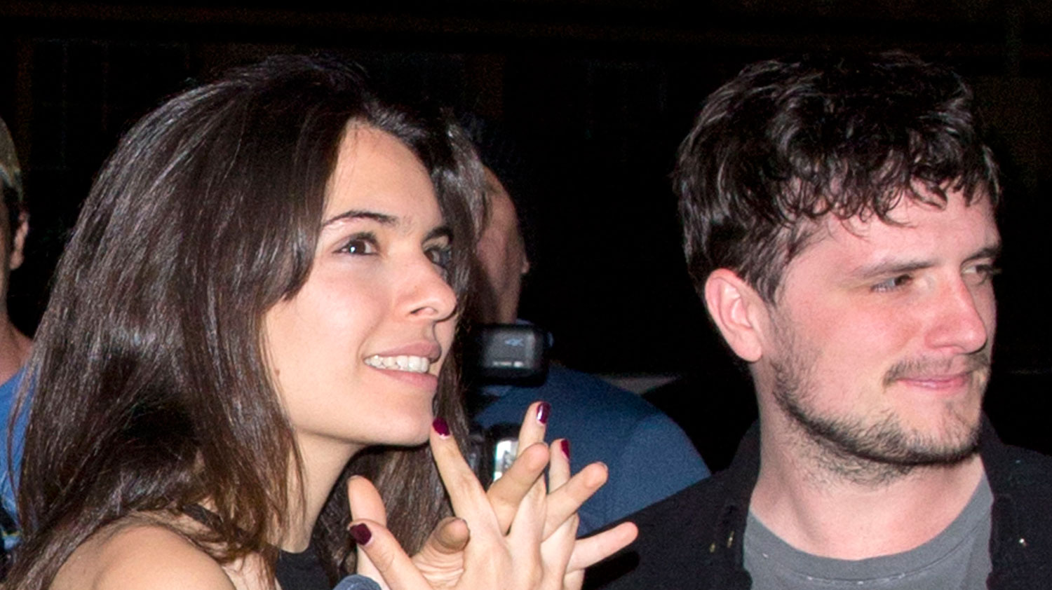 Josh Hutcherson & Claudia Traisac Couple Up for a Comedy Show