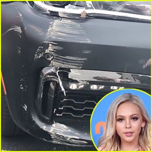 Jordyn Jones Crashes Her Brand New BMW In Single Car Accident