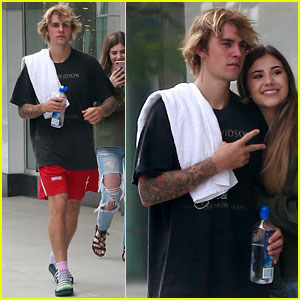 Justin Bieber Stops to Snap a Photo With a Happy Fan!