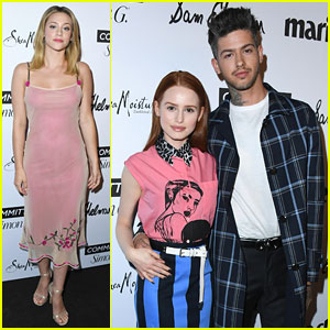 Lili Reinhart & Madelaine Petsch Are Pink Ladies At Fresh Faces Event