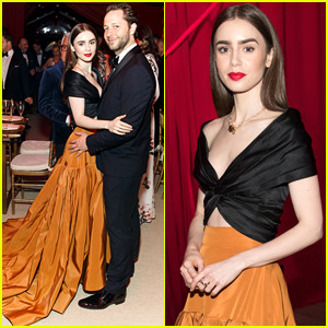 Lily Collins Heads To Museum of Ice Cream After Mid-Winter Gala Event