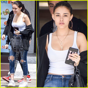Madison Beer & Boyfriend Zack Bia Couple Up For Lunch Date