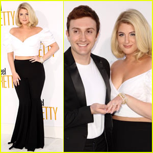Meghan Trainor & Daryl Sabara Show Off Her Engagement Ring at 'I Feel Pretty' Premiere!