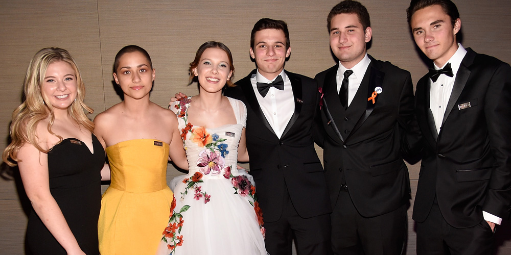 Millie Bobby Brown Stands Strong with Parkland Students at Time 100 Gala -  Just Jared Jr.