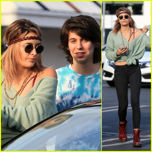 Paris Jackson Looks Fashionable While Grabbing Lunch With Friend Charlie Oldman!