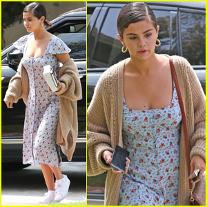 Selena Gomez Celebrates Easter With Friends at Church