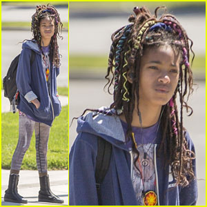 Willow Smith Adds Pops of Color To Her Hair