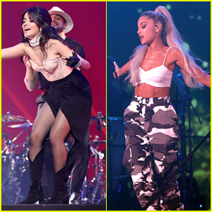 Camila Cabello & Ariana Grande Take the Stage at YouTube Event!