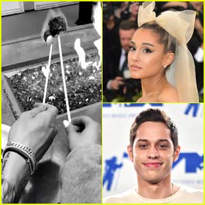 Ariana Grande & Pete Davidson Spend Time Together Over Memorial Day Weekend!