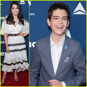 Joshua Rush Joins Auli'i Cravalho at GLAAD's Rising Stars Luncheon in NYC