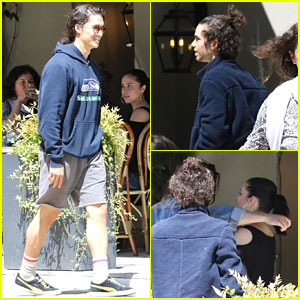 Booboo Stewart, Cameron Boyce, & Brenna D'Amico Meet Up for Brunch in Vancouver!
