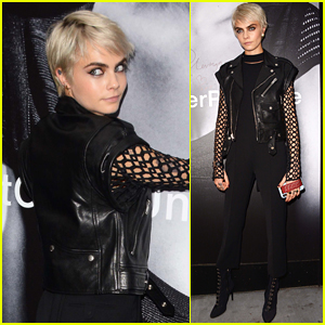 Cara Delevingne Looks So Cool at Her New Tag Heuer Watch Ad Unveiling!
